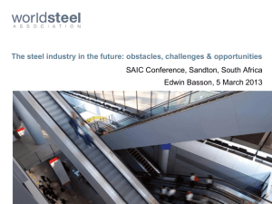 The steel industry in the future