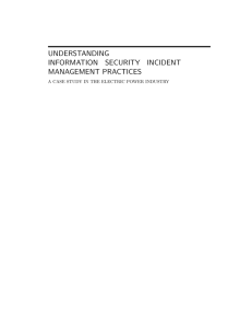 understanding information security incident management practices