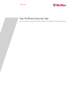 Top 10 iPhone Security Tips