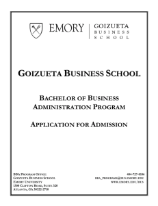 Emory University Goizueta Business School