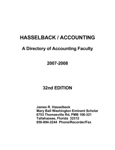 2007-2008 - James Hasselback