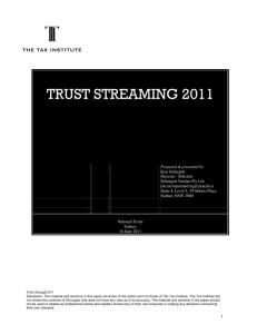 trust streaming 2011