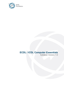ECDL_ICDL Computer Essentials