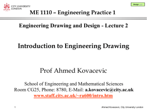 Introduction to Engineering Drawing Prof Ahmed Kovacevic