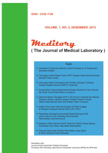 meditory journal (Vol. 1, No. 2, Desember 2013).