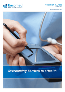 Overcoming barriers to eHealth