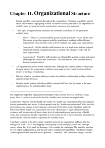 Chapter 11. Organizational Structure