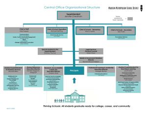 Central Office Organizational Structure