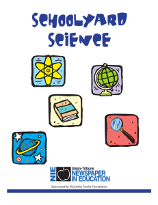 Schoolyard Science - The San Diego Union