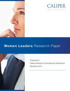 Women Leaders Research Paper