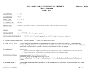 ACALANES UNION HIGH SCHOOL DISTRICT