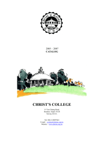 CHRIST'S COLLEGE