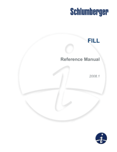 FILL Reference Manual 2008.1