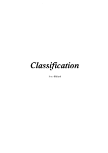 Classification - Bemidji State University