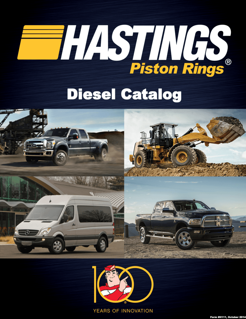 Hastings 2C7658S Single Cylinder Piston Ring Set