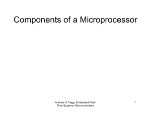 Components of a Microprocessor