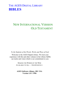 Bible - New International Version OT