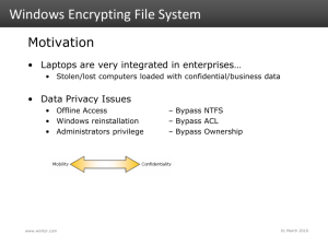 Windows Encrypting File System