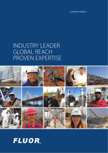 INDUSTRY LEADER GLOBAL REACH PROVEN EXPERTISE