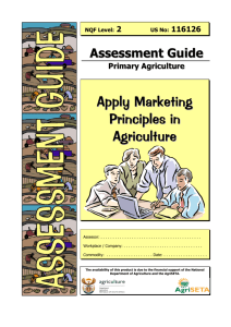 Apply Marketing Principles in Agriculture