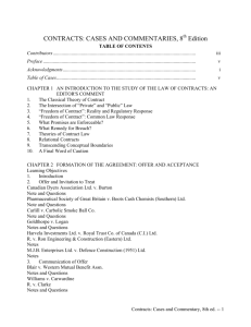Table of Contents - Carswell Desk Copy