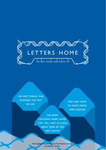 letters home - The Poetry Library