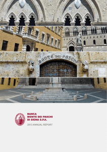 2013 annual report - Banca Monte dei Paschi di Siena