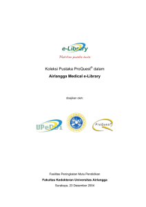 Airlangga Medical e-Library - FK Unair