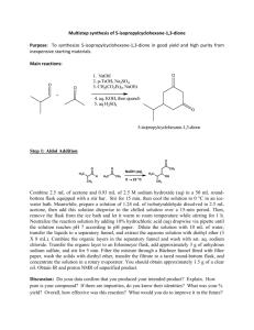 Multistep synthesis of 5-isopropylcyclohexane-1,3