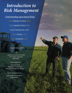 Introduction to Risk Management