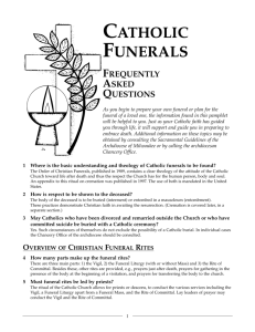 Catholic Funerals - Archdiocese of Milwaukee