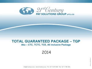 Total Guaranteed Packages