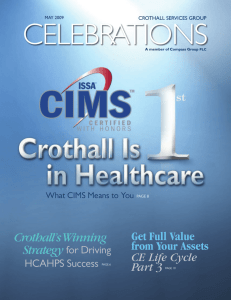 CELEBRATIONS - Crothall Healthcare
