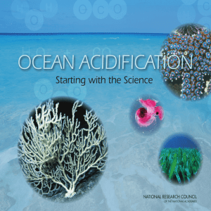 ocean acidification - Division on Earth and Life Studies