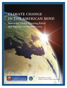 Climate Change in the American Mind: Americans' Global Warming