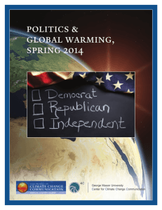 politics & global warming, spring 2014
