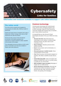Cybersafety - Links for families - The Department of Education and