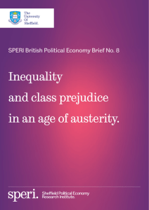 Inequality and class prejudice in an age of austerity.