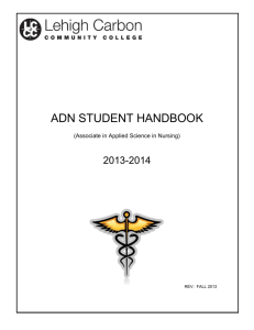 adn student handbook - Lehigh Carbon Community College