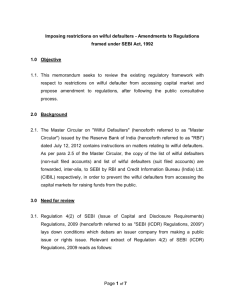 Page 1 of 7 Imposing restrictions on wilful defaulters