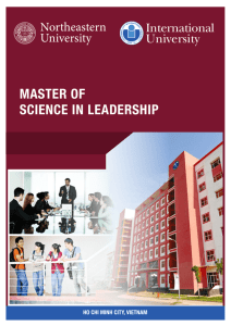 International University's brochure