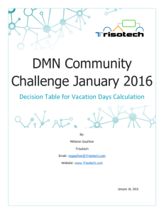 DMN Community Challenge January 2016