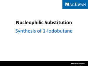 Nucleophilic Substitution Synthesis of 1