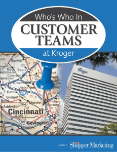 Who's Who in Customer Teams at Kroger