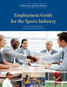 Employment Guide for the Sports Industry