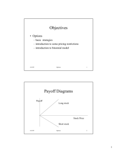 Objectives Payoff Diagrams