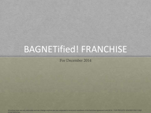 BAGNETified! FRANCHISE