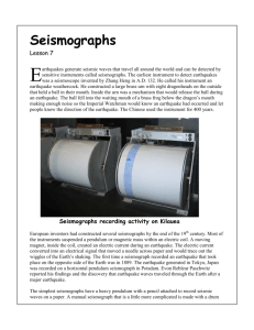 Seismographs - Ring of Fire Science