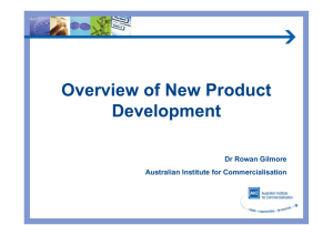 Overview of New Product Development