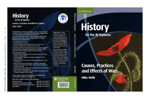 Causes, Practices and Effects of Wars